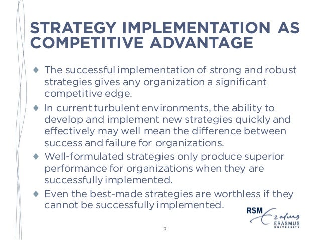 thesis strategy implementation